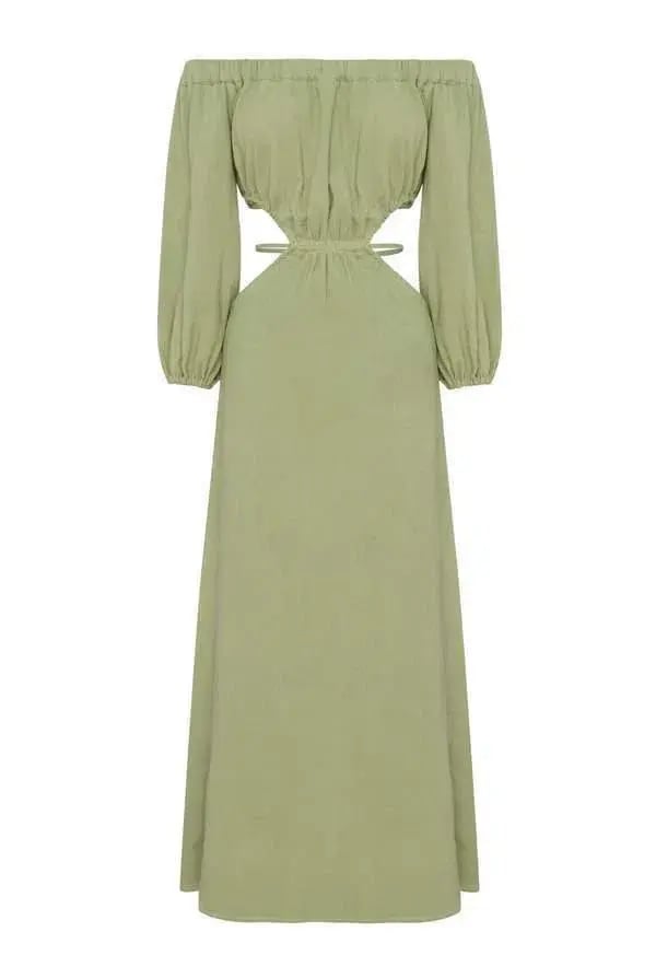 Avenue The Label Isadora Maxi Dress Green Size 10 / M photo 4