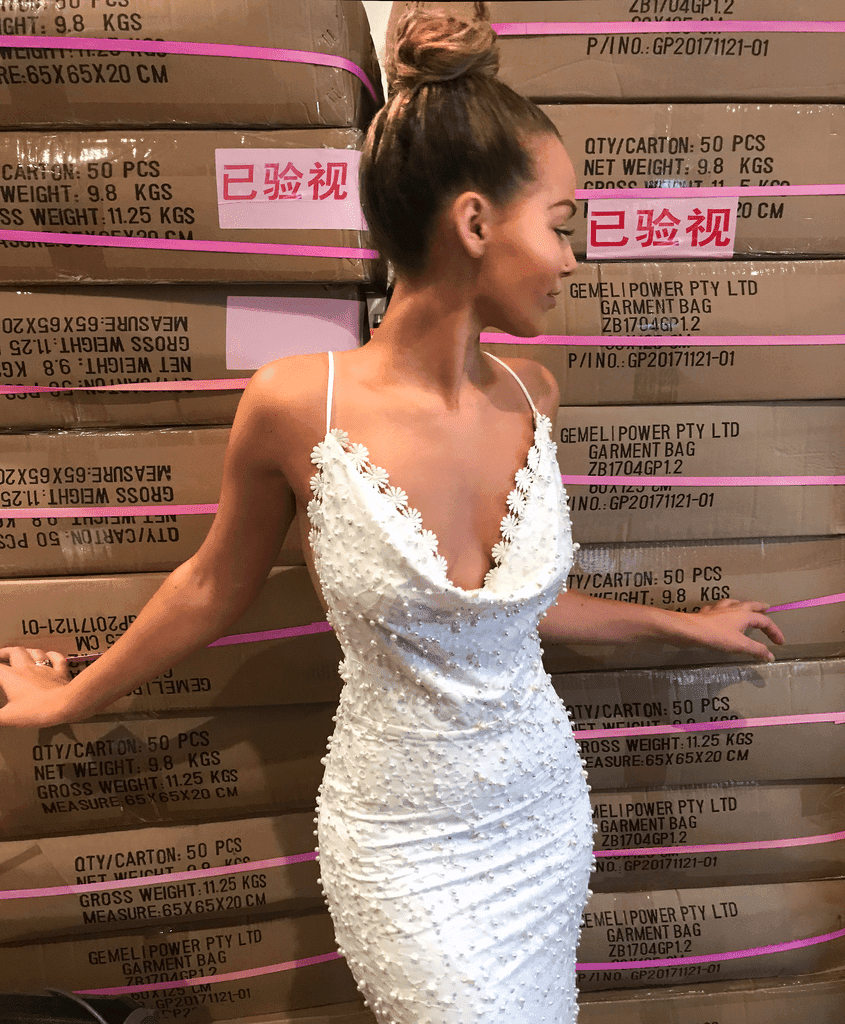 GEMELI POWER PETITES PIERRES WHITE GOWN SIZE 10 photo 4