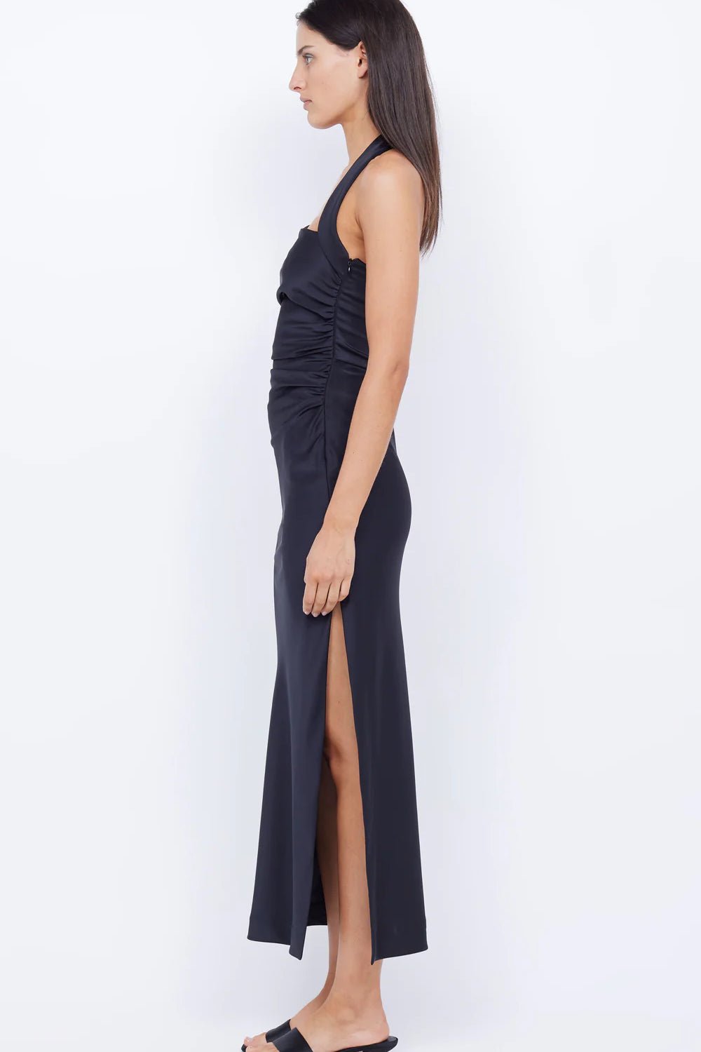 BEC & BRIDGE ULA ASYM MAXI DRESS - BLACK photo 4