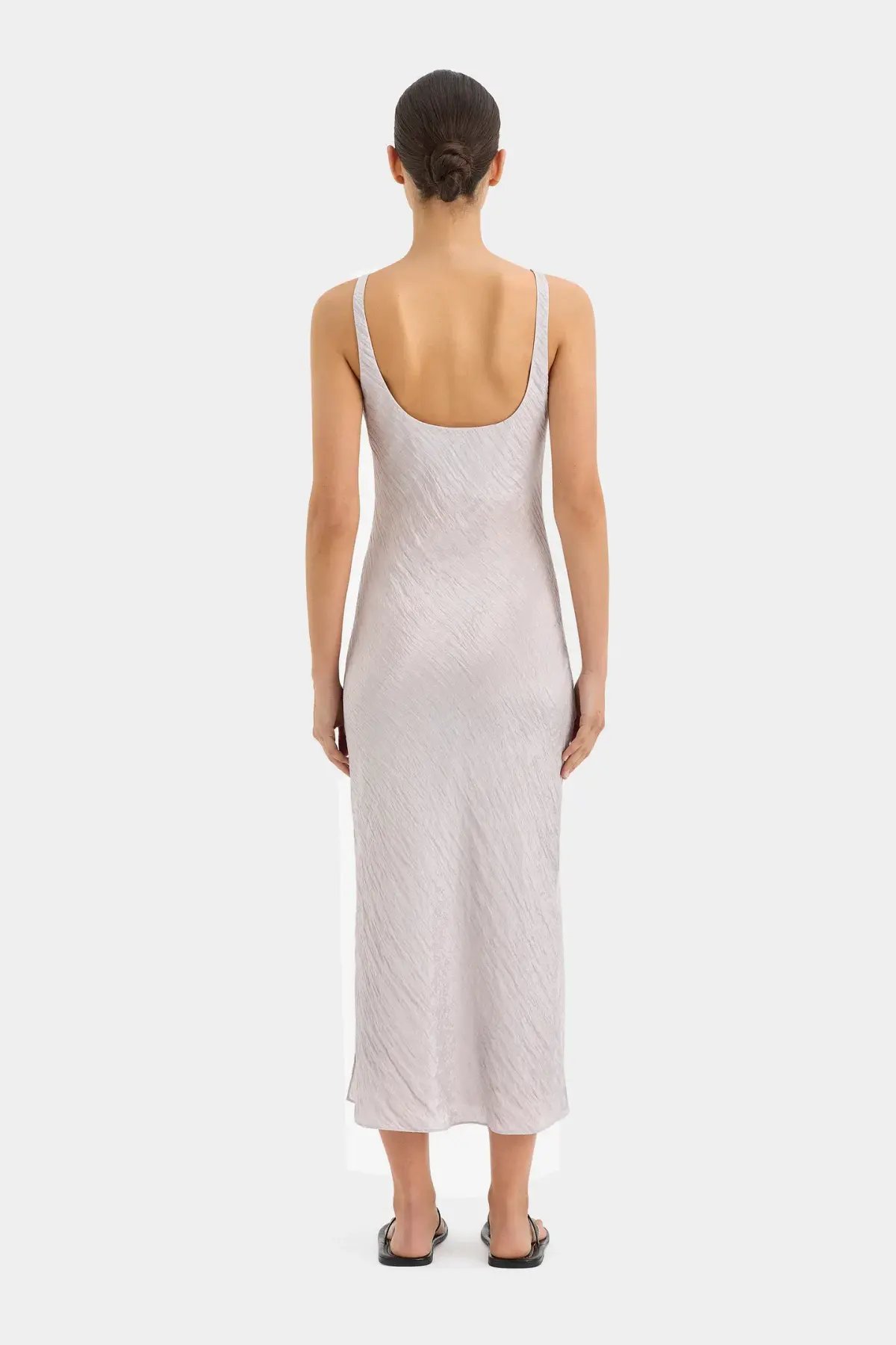 Sir the Label Ligera Bias Slip Dress Silver Size 1 / AU 8 photo 2