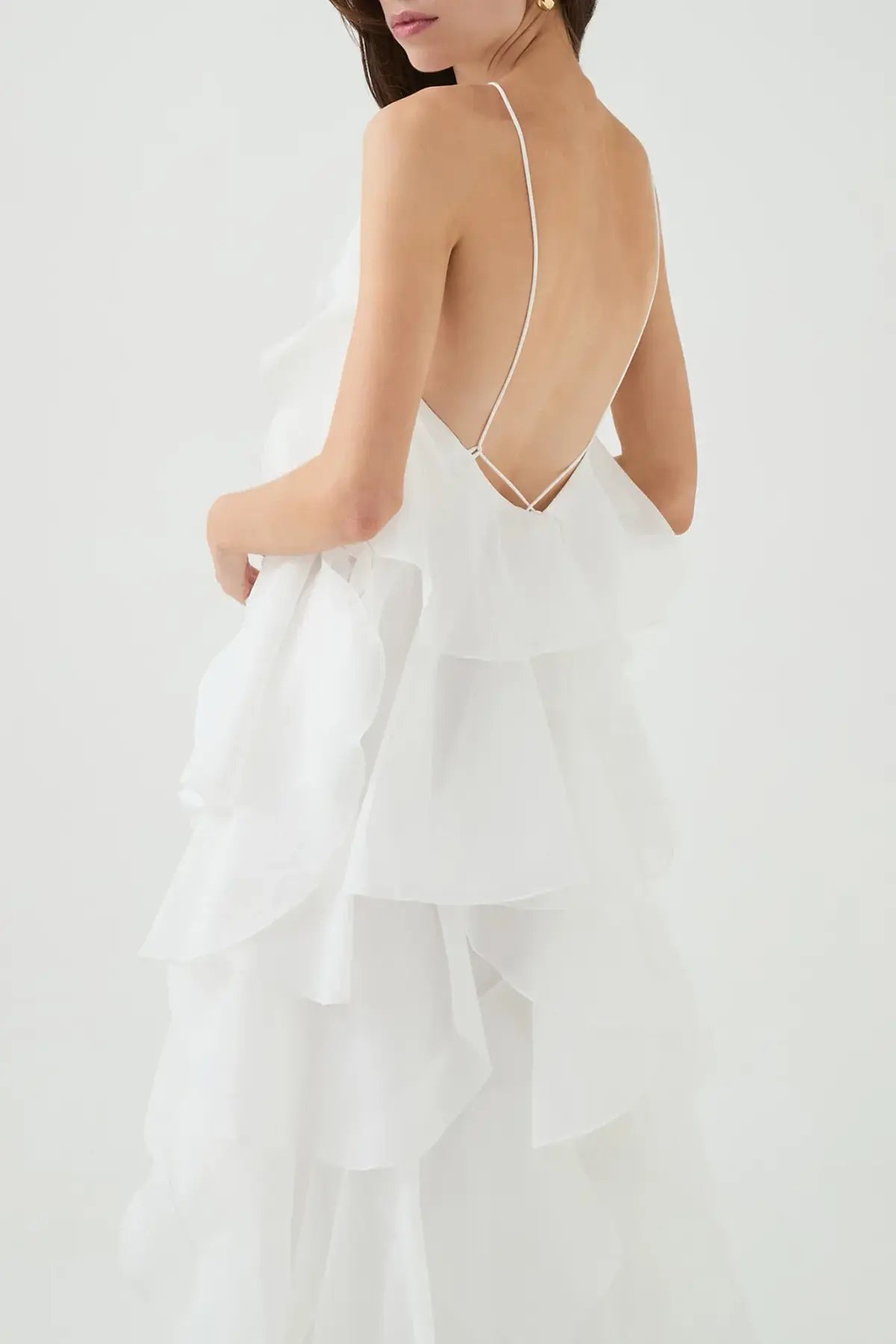 Aje Pandorea Maxi Dress in White photo 6