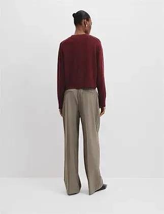 Country Road Organically Grown Cotton Blend Crop Crew Neck Knit Size 16/XL photo 4