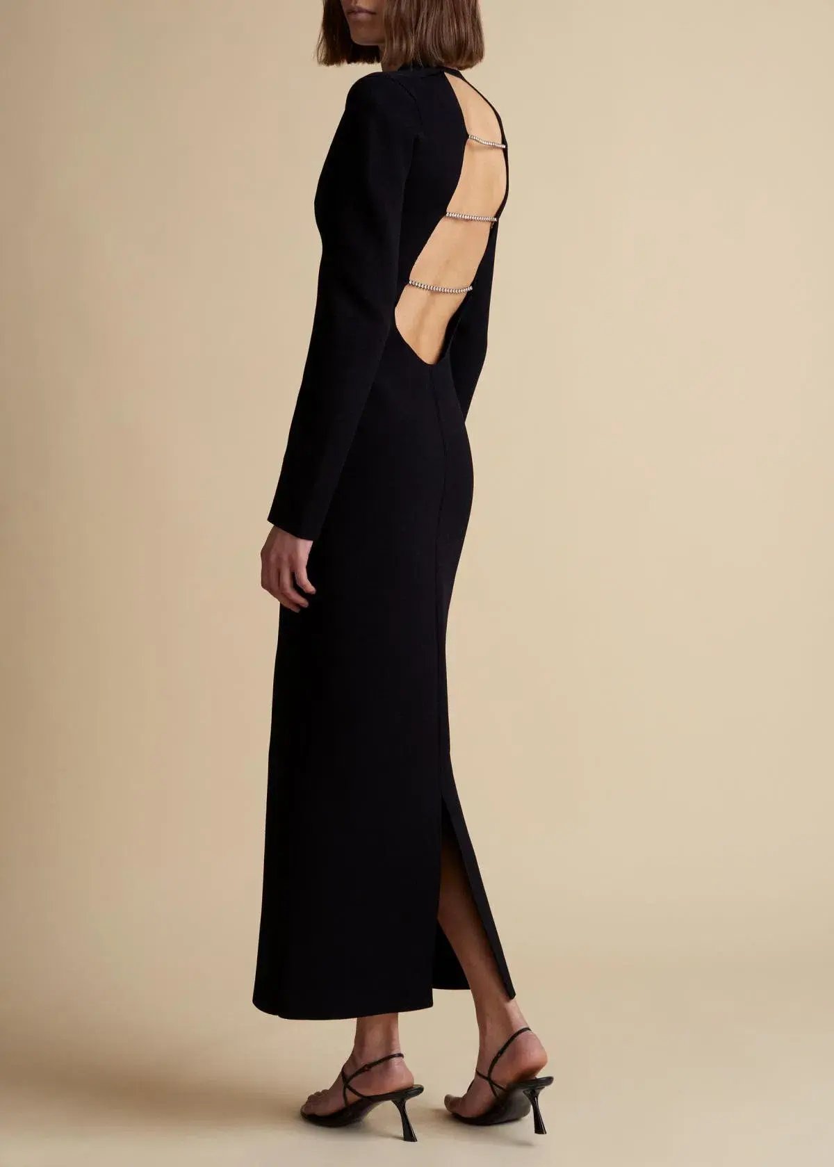 Khaite Odette Dress Black Size S/AU 8 photo 2