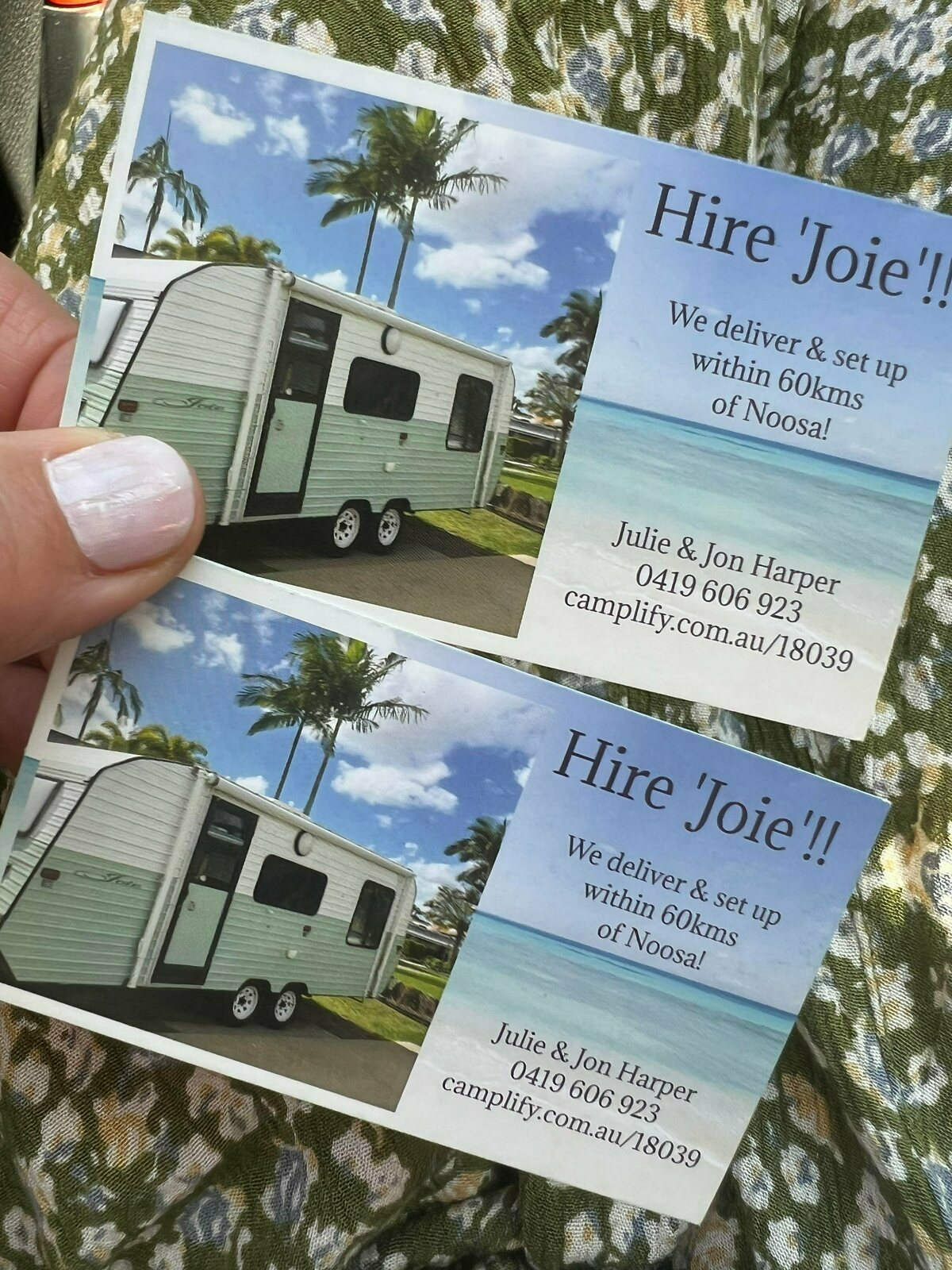Hire 'Joie' for a relaxing Caravan experience photo 2