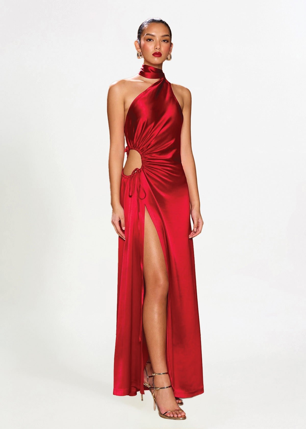 Alia Maxi Dress in Sorrento Red photo 3