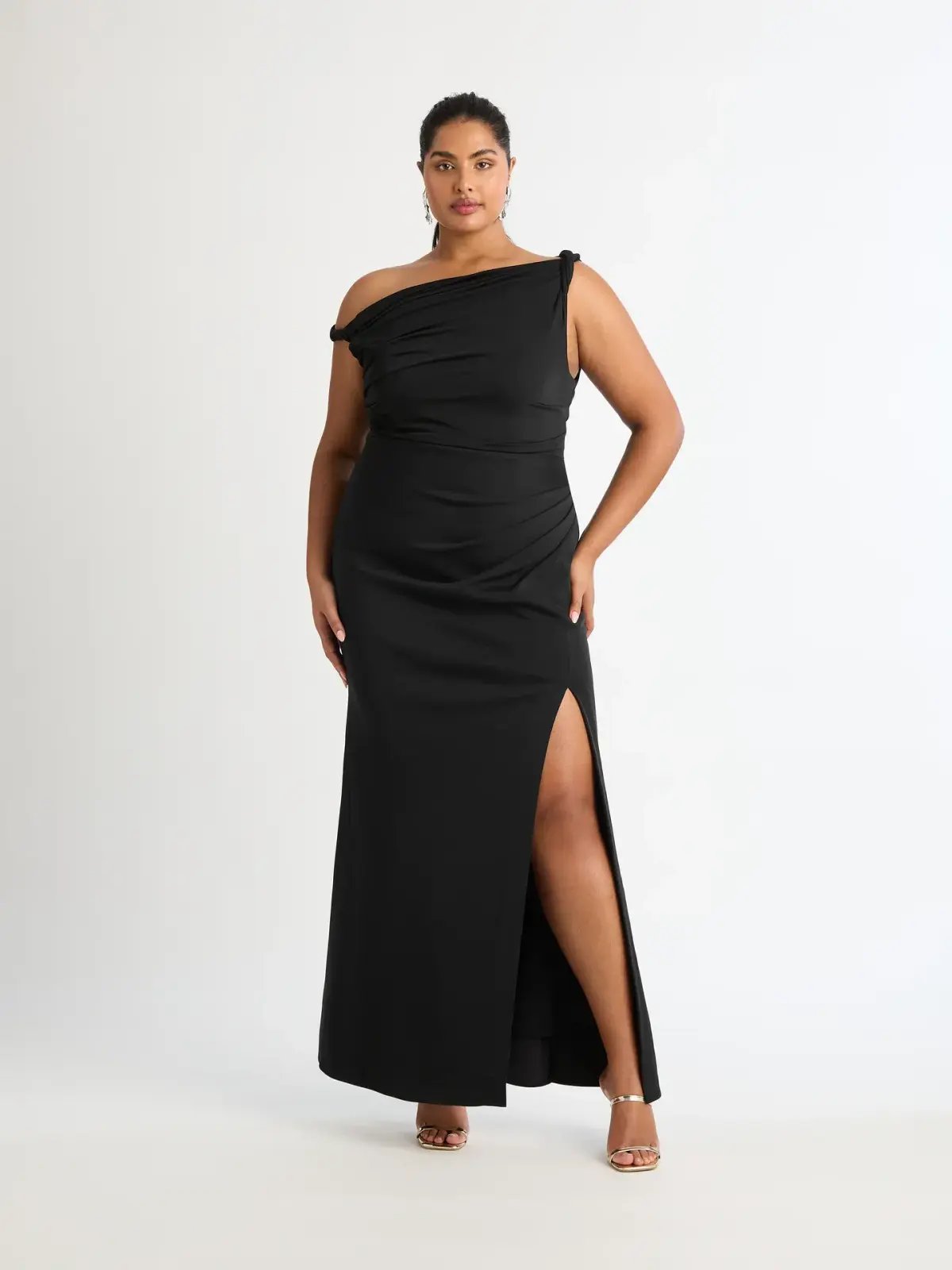 Sheike Stella Maxi Dress Black Size 16 photo 2