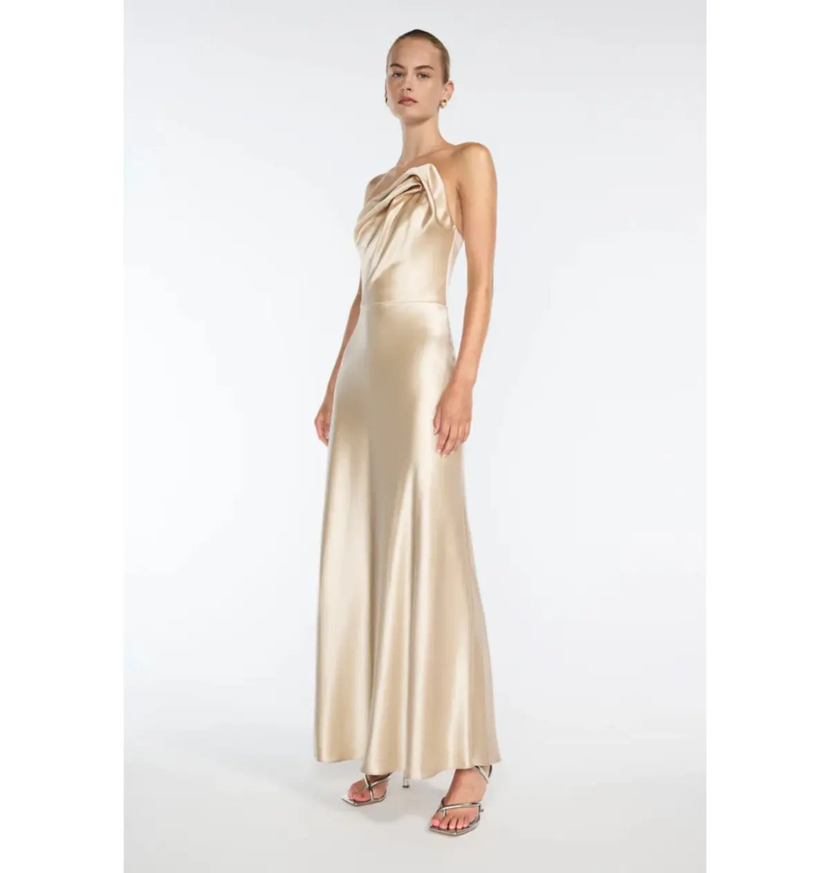 Manning Cartell Show Me Love Strapless Gown Champagne Size AU 8 photo 2