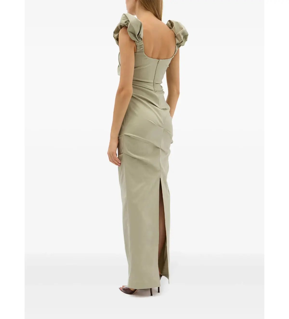 Rachel Gilbert Kalina Gown Sage Size AU 18 photo 3