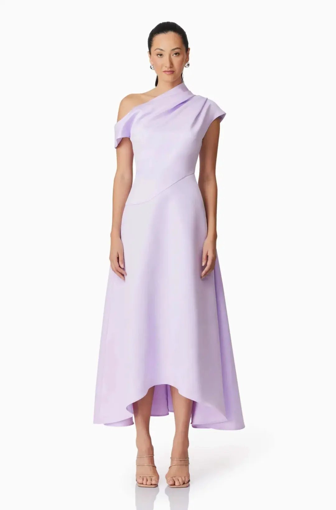 Elliatt Marissa One Shoulder Gown in Purple Size AU 8/S photo 2