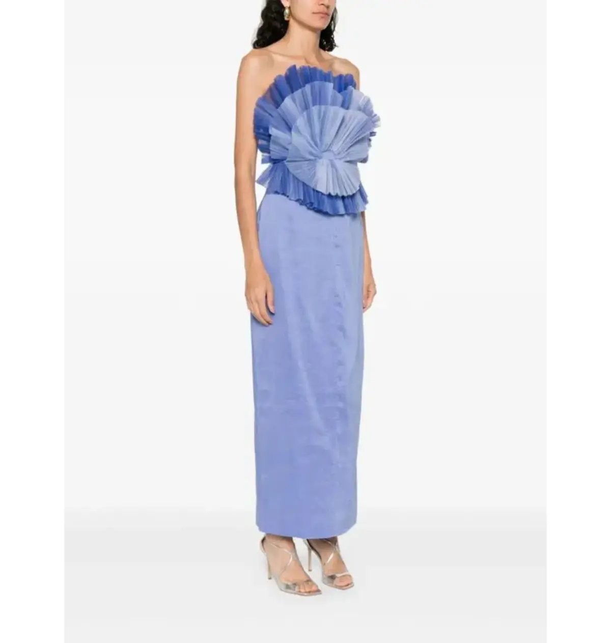 Aje Kira Midi Dress Blue Size 10 photo 2