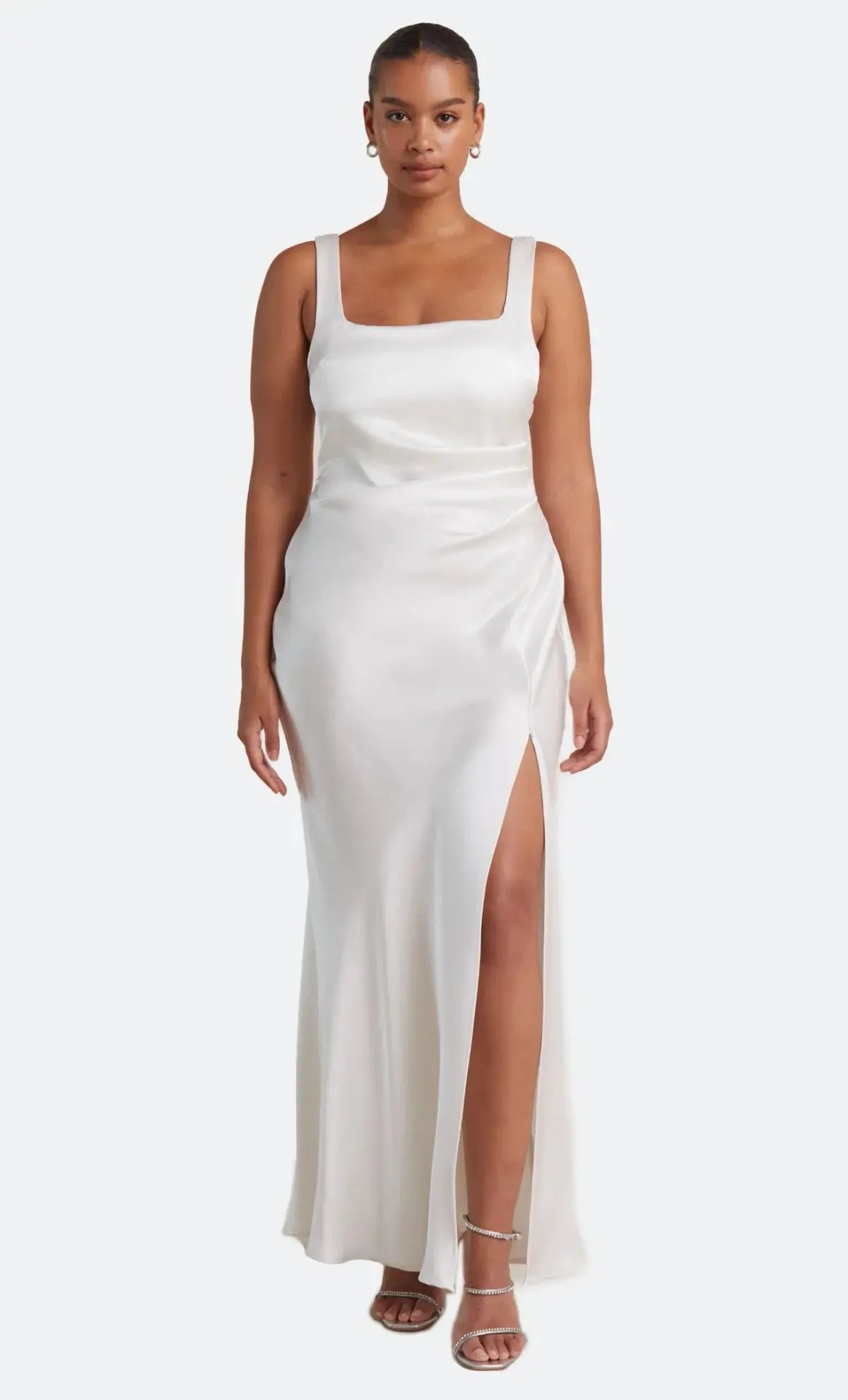 Bec & Bridge Dreamer Square Neck Dress Ivory Size US 6 / AU 10 photo 4