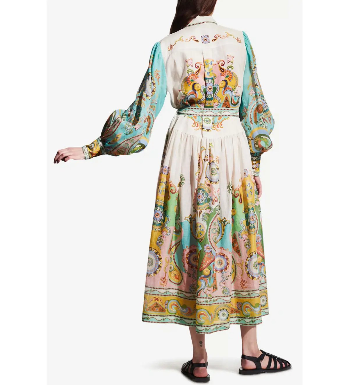 Alemais Pinball Shirtdress in Multi Size 2 / AU 6 photo 3