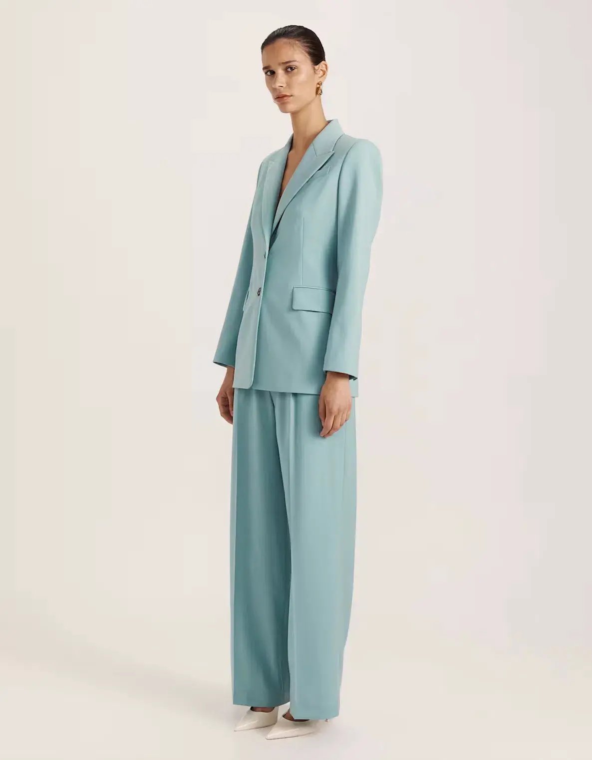 Saba Suki Classic Blazer Mint Size 12 photo 2