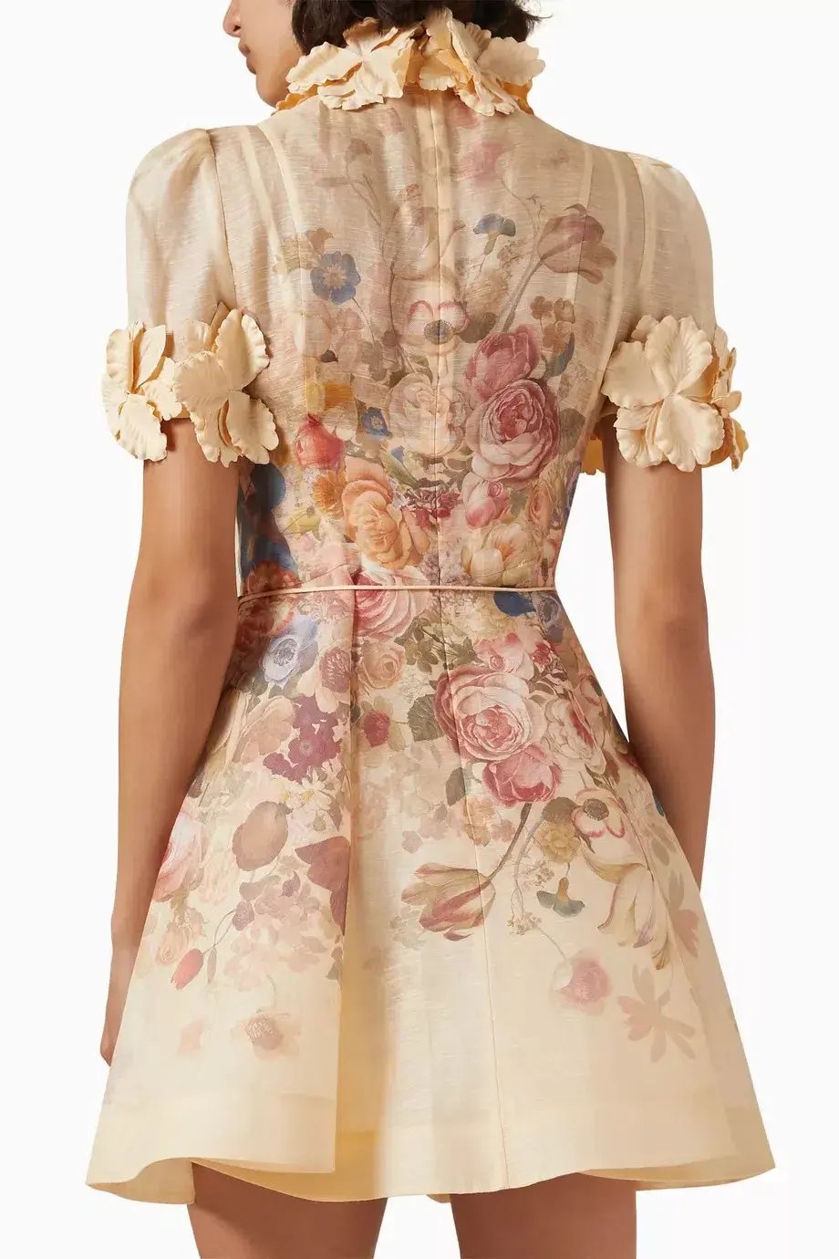 Zimmermann Luminosity Liftoff Mini Dress Print Size 2/ AU 12 photo 3