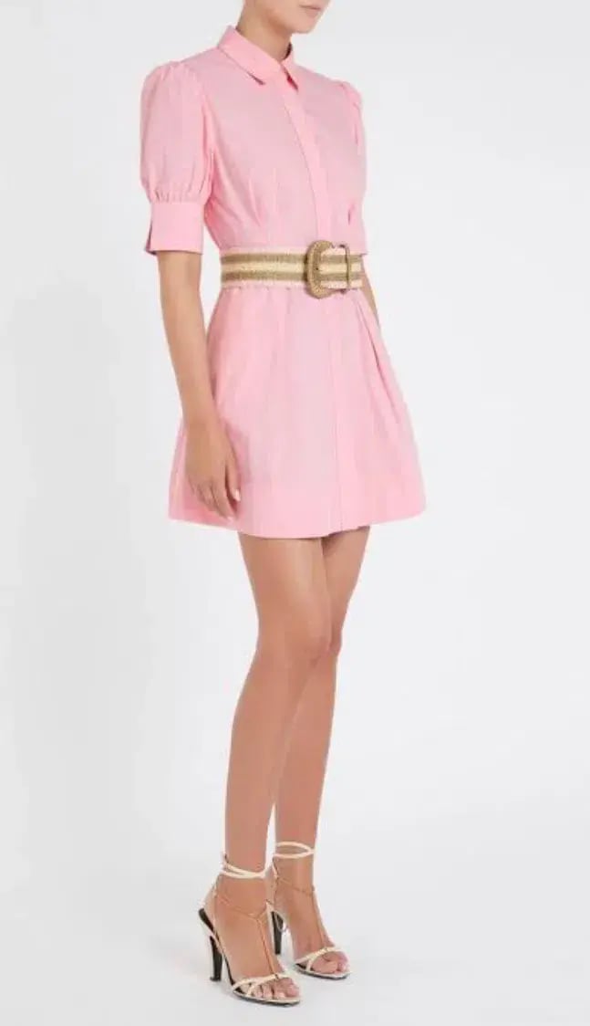 Rebecca Vallance Sommer Mini Dress Pink Size 10 photo 2