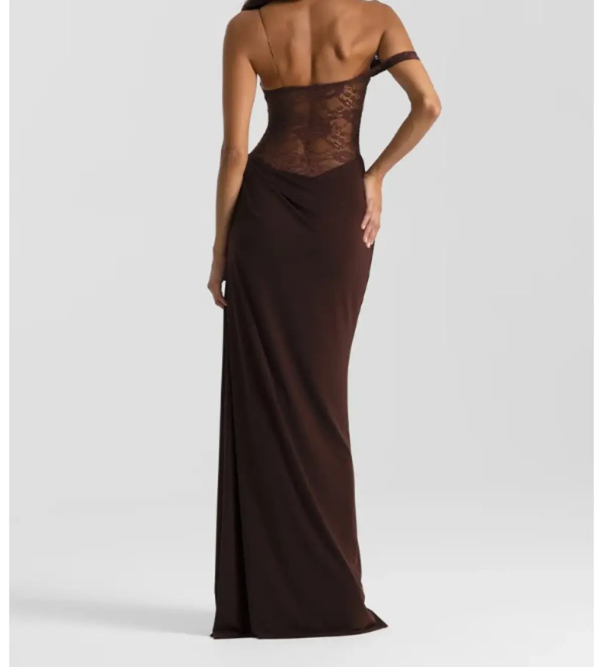 Natalie Rolt Sloane Maxi Dress Espresso Size 1/AU 8 photo 3