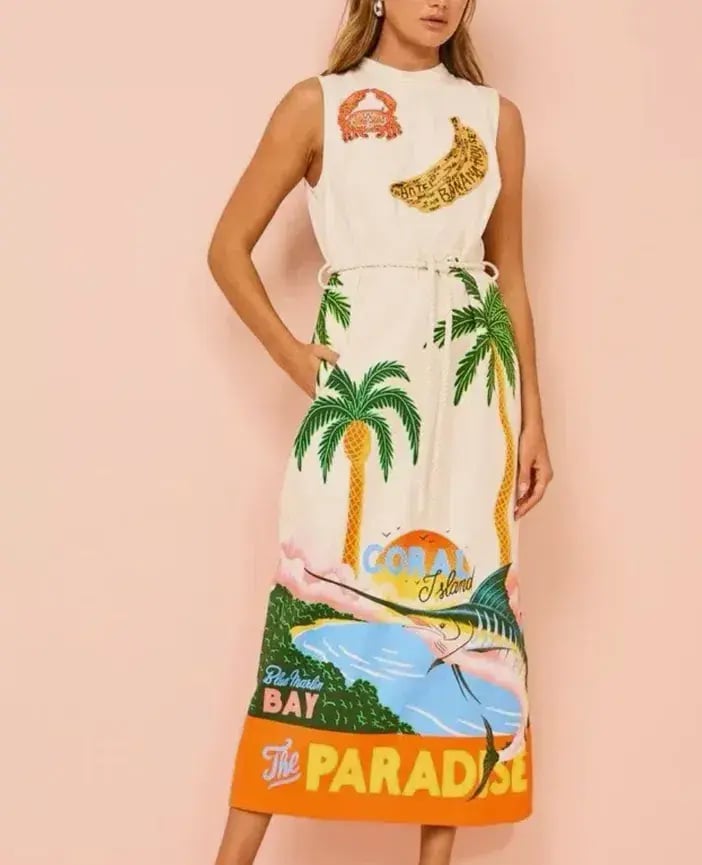 Alemais Samaki Midi Maxi Dress Size 14 photo 6