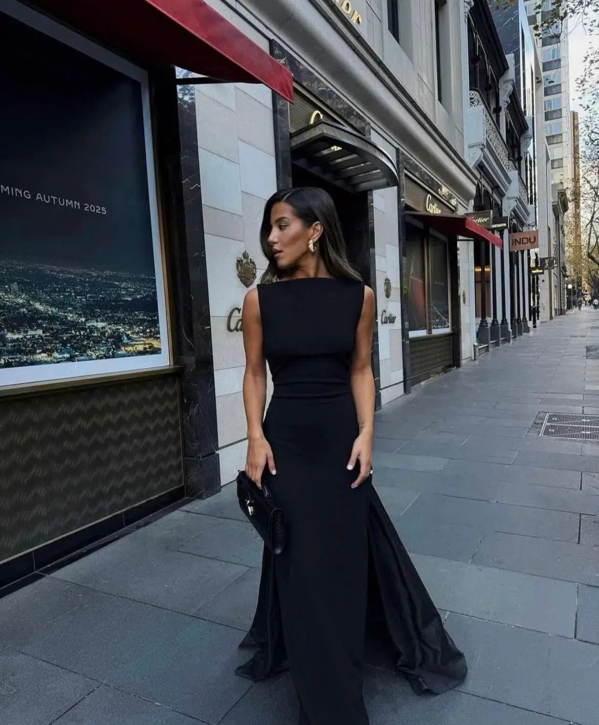 Effie Kats Christal Gown Black Size AU 10 photo 2