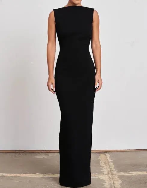 Effie Kats Verona Dress Black Size Small/Au 8 photo 3