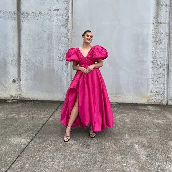Aje Manifestation Gown Fuchsia Size 14 photo 8