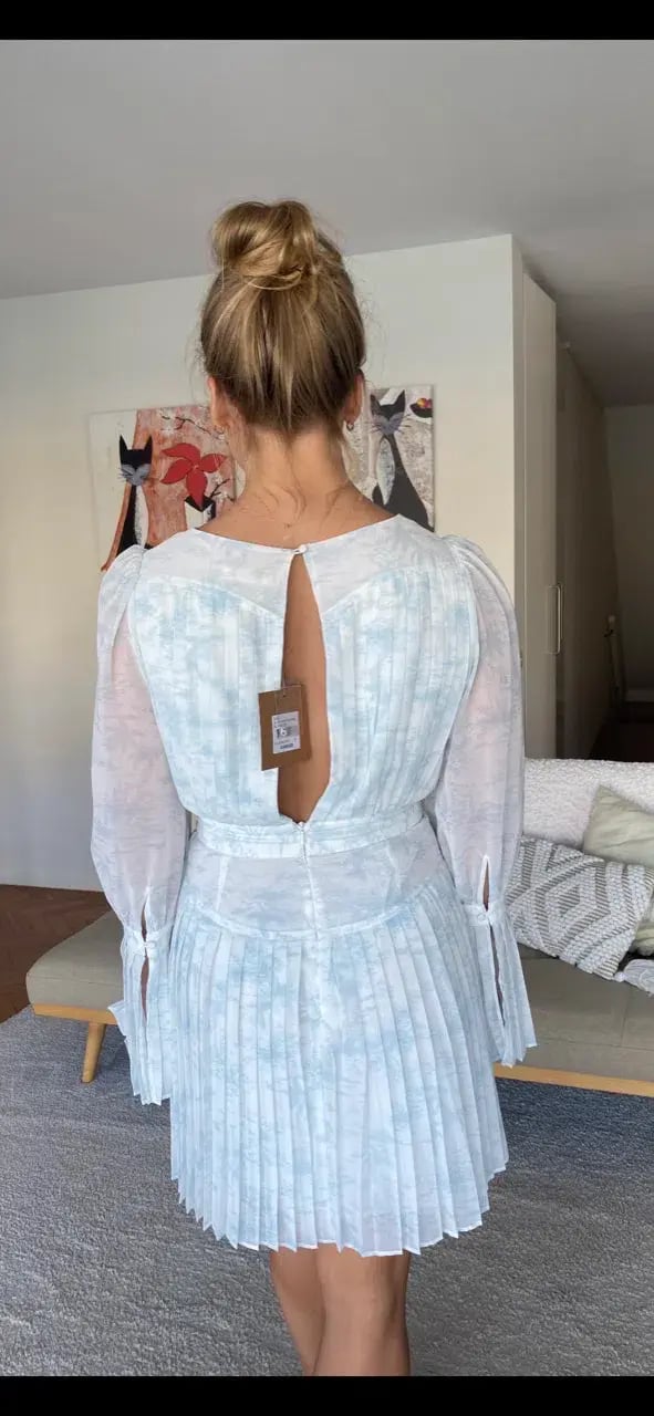 Stevie May Sky Settlement Mini Dress white Size 8 photo 3