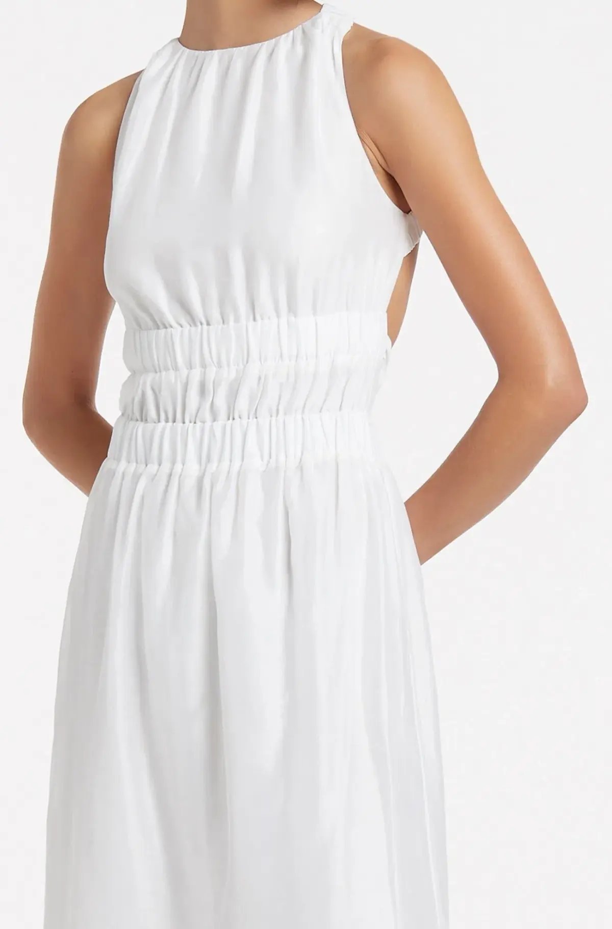 Sir The Label Franc Cross Back Gown Ivory Size 0 / AU 6 photo 3