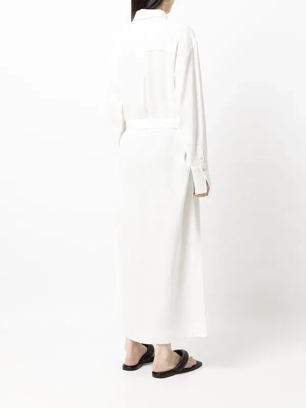 Sir The Label Clemence Shirt Dress in Ivory White Size 1 photo 3