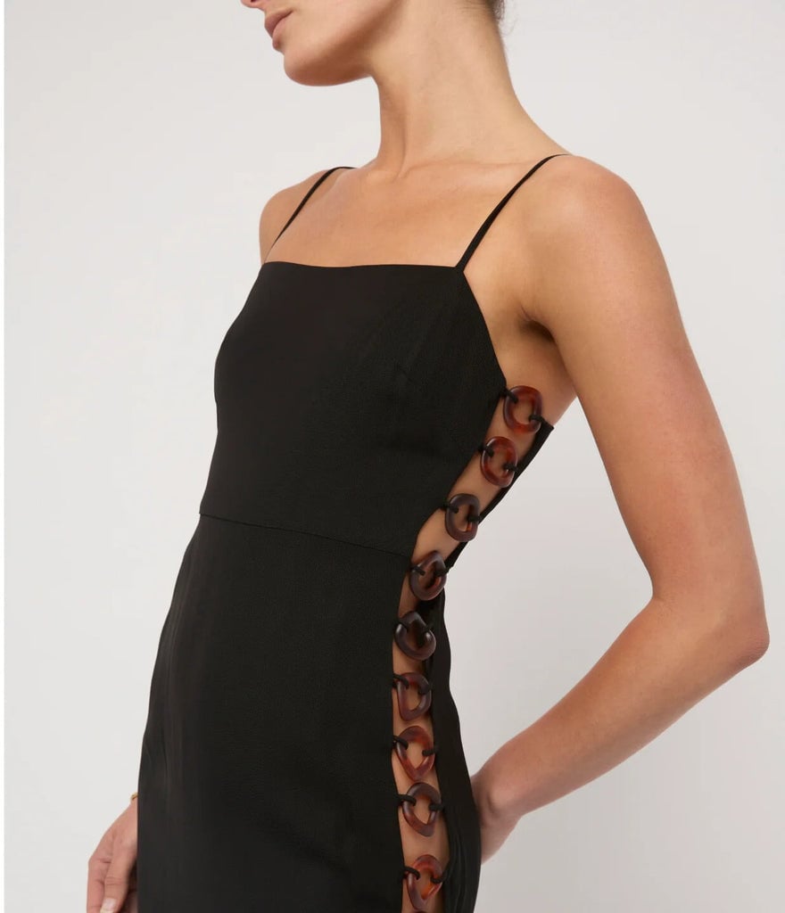 St Agni Link Detail Dress Black photo 2