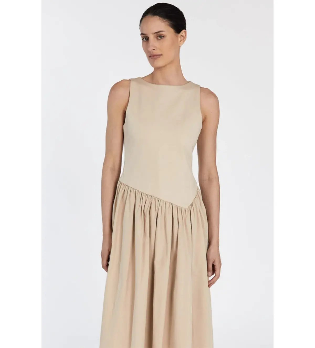 DISSH Patty Stone Midi Dress Stone Size 6 photo 2