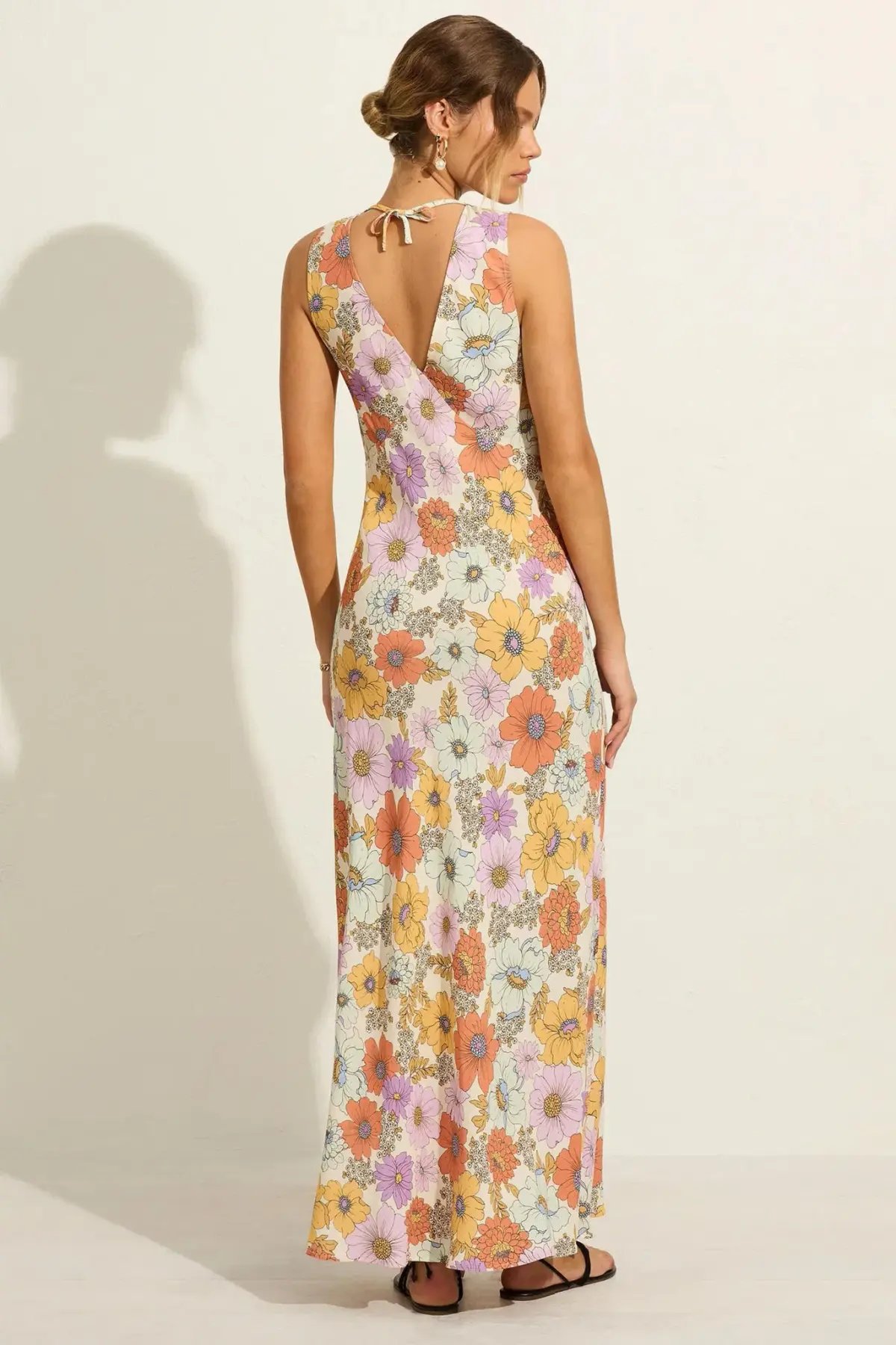 Auguste Lara Maxi Dress Floral Size 12 photo 2
