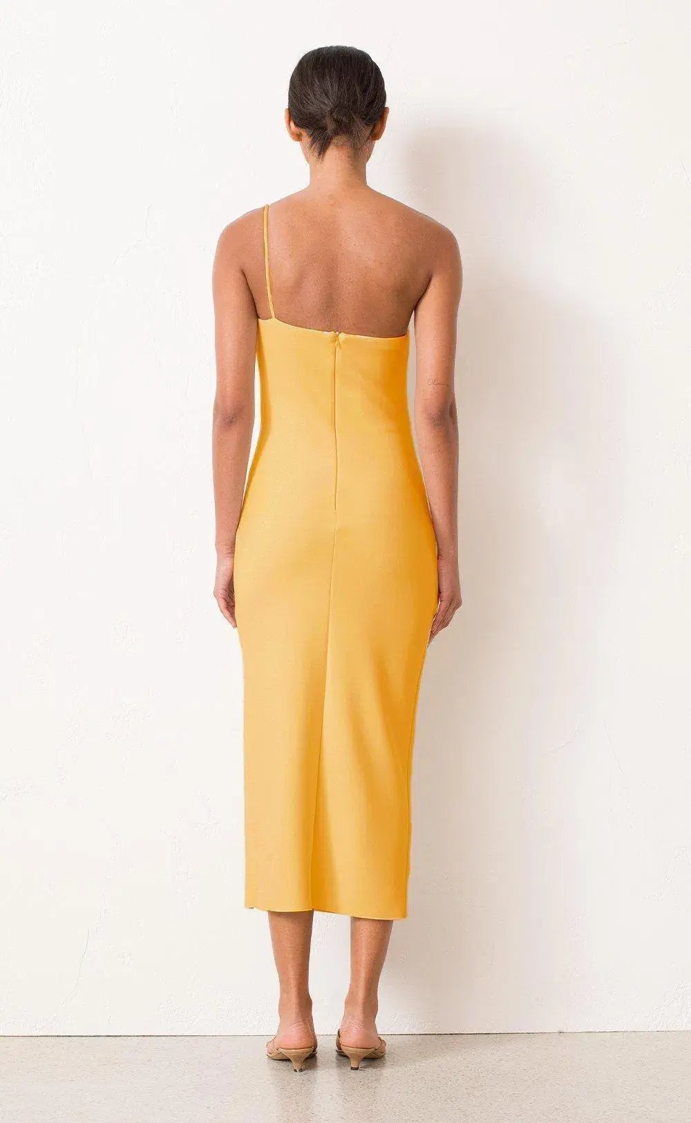 Bec & Bridge Raphaela Midi Dress Yellow Size 6 photo 2