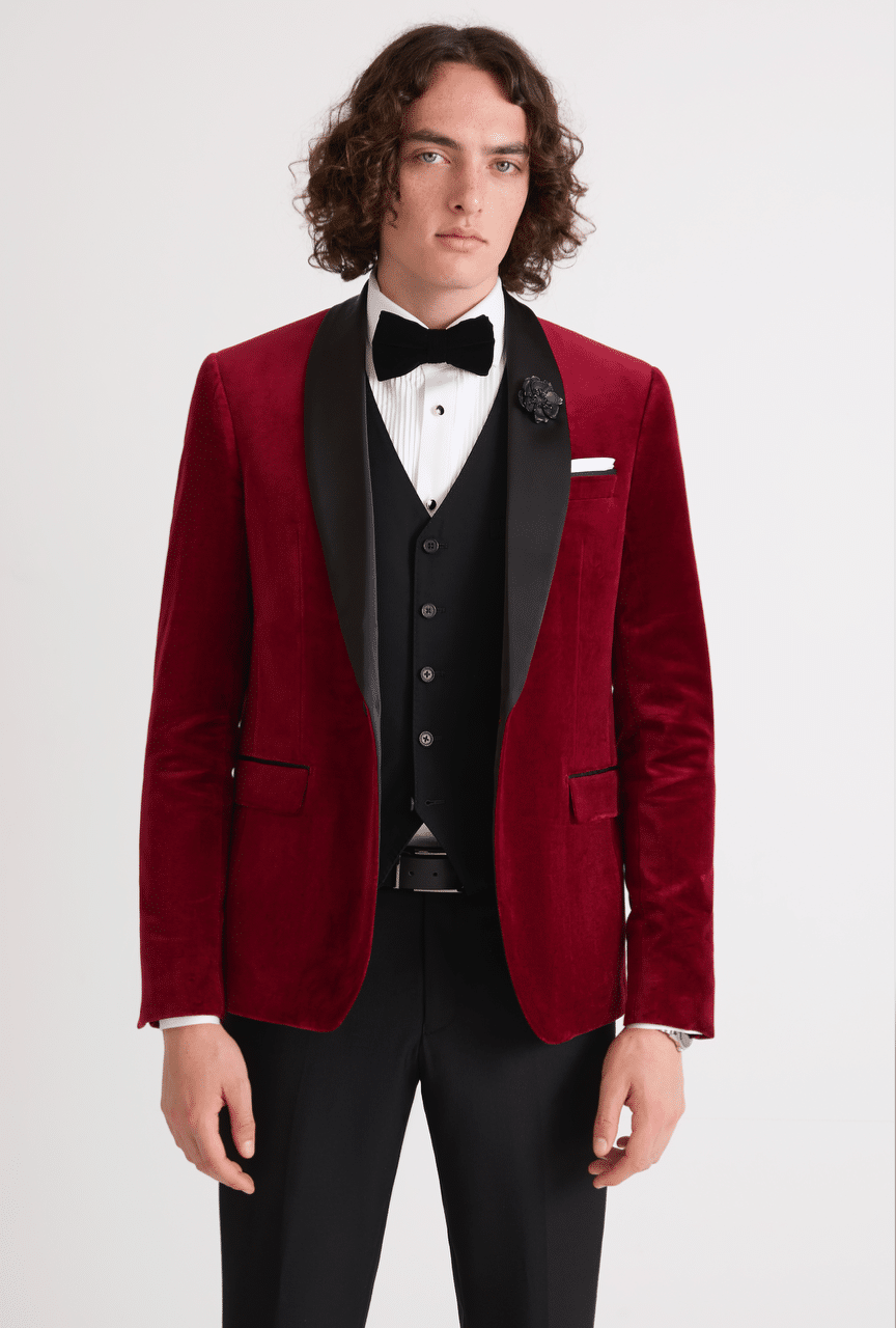 Red Velvet Tuxedo Suitor Package photo 6