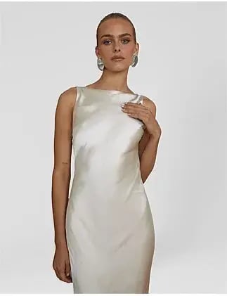 Runaway The Label Samsara Maxi Dress Champagne Size AU 6 photo 2
