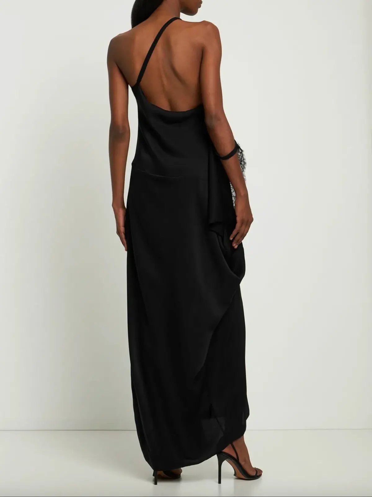 JW Anderson One Soulder Lace Maxi Dress Size AU 8 photo 2