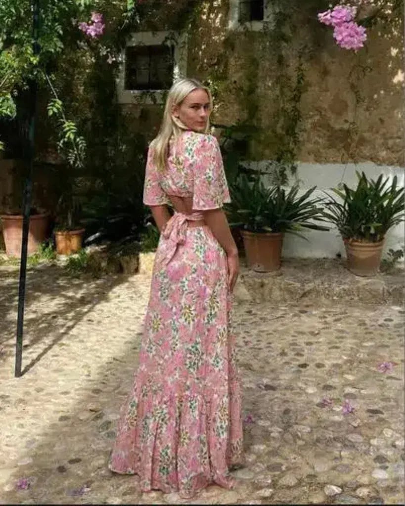 Hansen & Gretel Flores Dress in Watercolour Size AU 8 photo 2