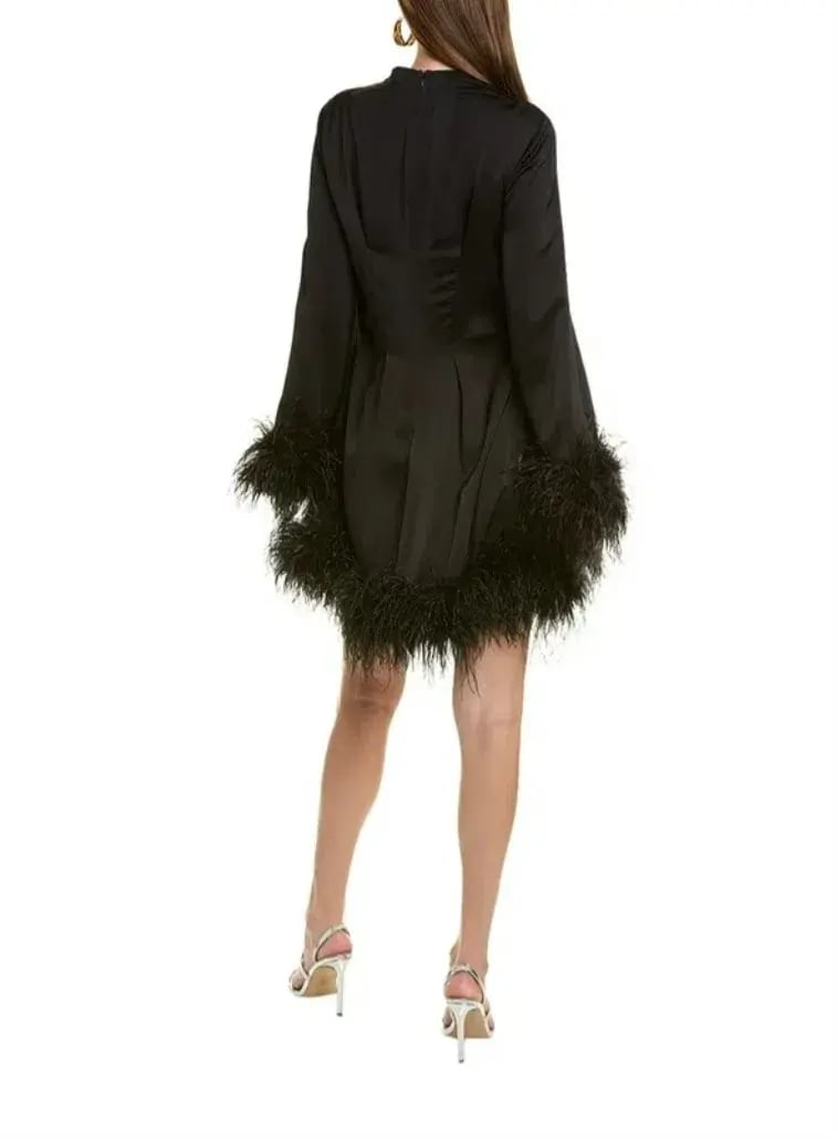 Rachel Gilbert Pietro Mini Dress Black Size 2 / AU 10 photo 2