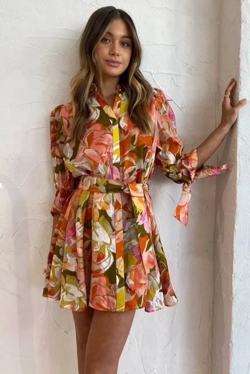 Acler Hendrix Dress Print Size 6 photo 6