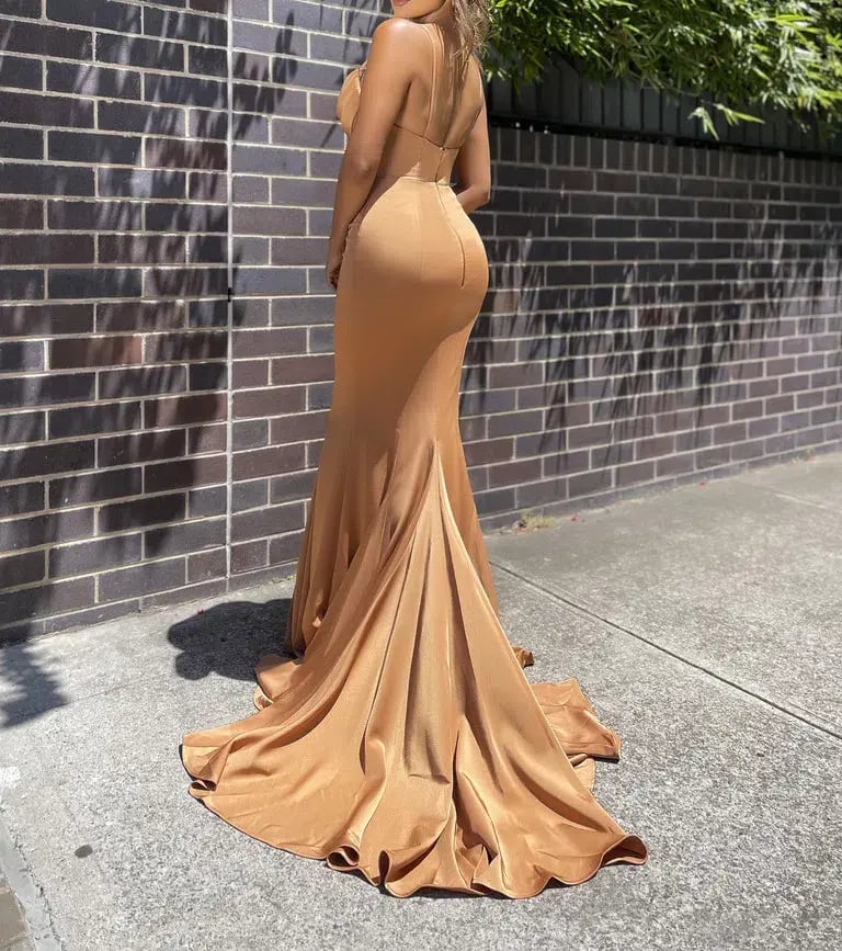 Jadore JX5016 Gown Brown Size 8 photo 2