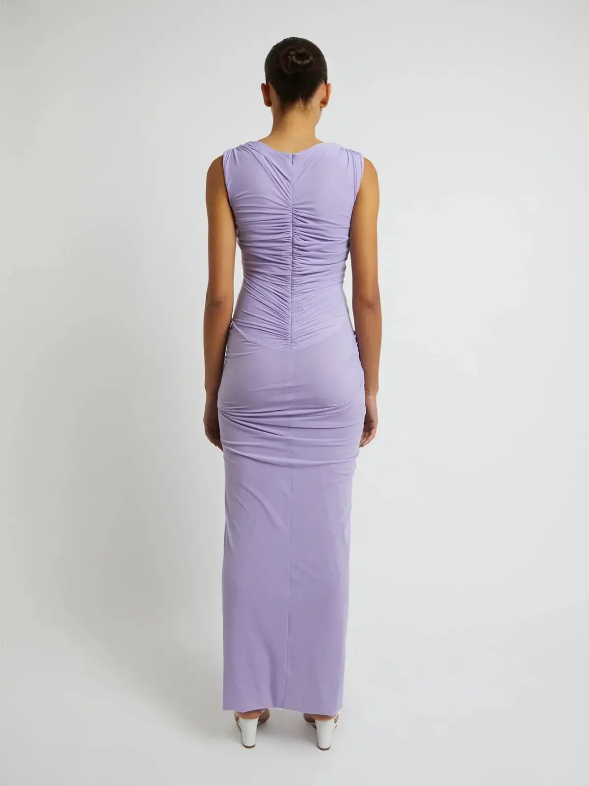 Christopher Esber Venus Tank Dress Lilac Size AU 8 photo 3