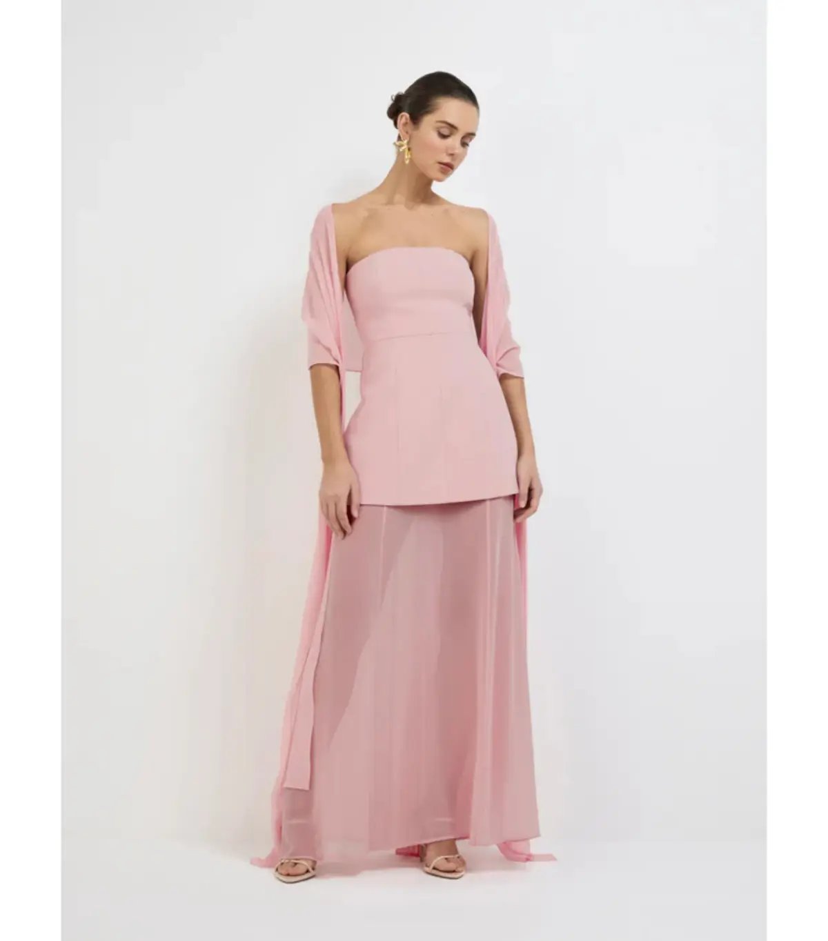 Sheike Marissa Maxi Dress Pink Size AU 16 photo 6