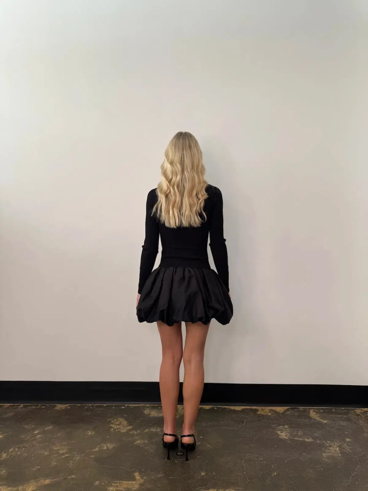 Aje Moonlight Knit Mini Dress Black Size AU 8 photo 3