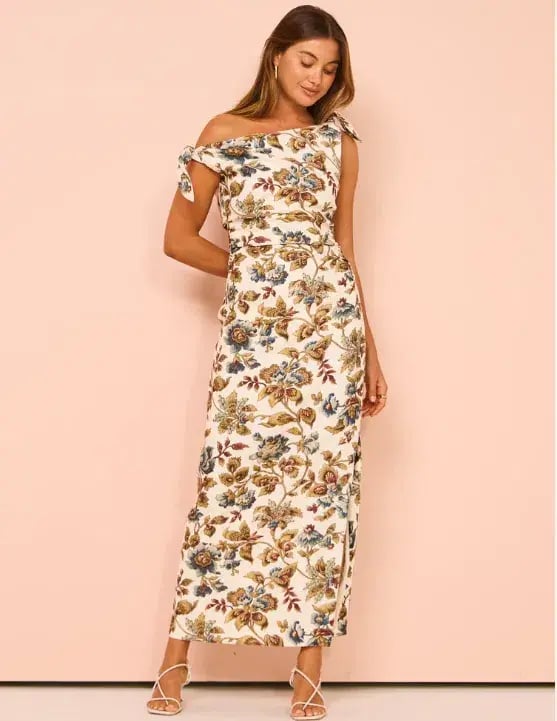 Sir The Label Eleanora Tie Shoulder Dress Viola Print Size AU 8 photo 2