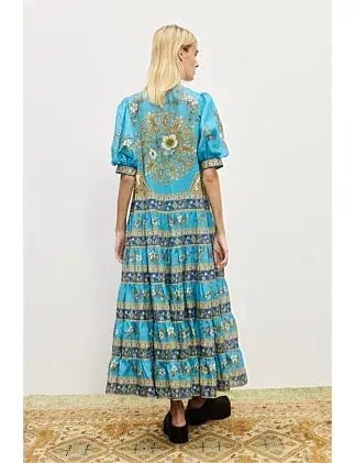 Alemais Cassie Tiered Midi Dress Size 10 photo 3