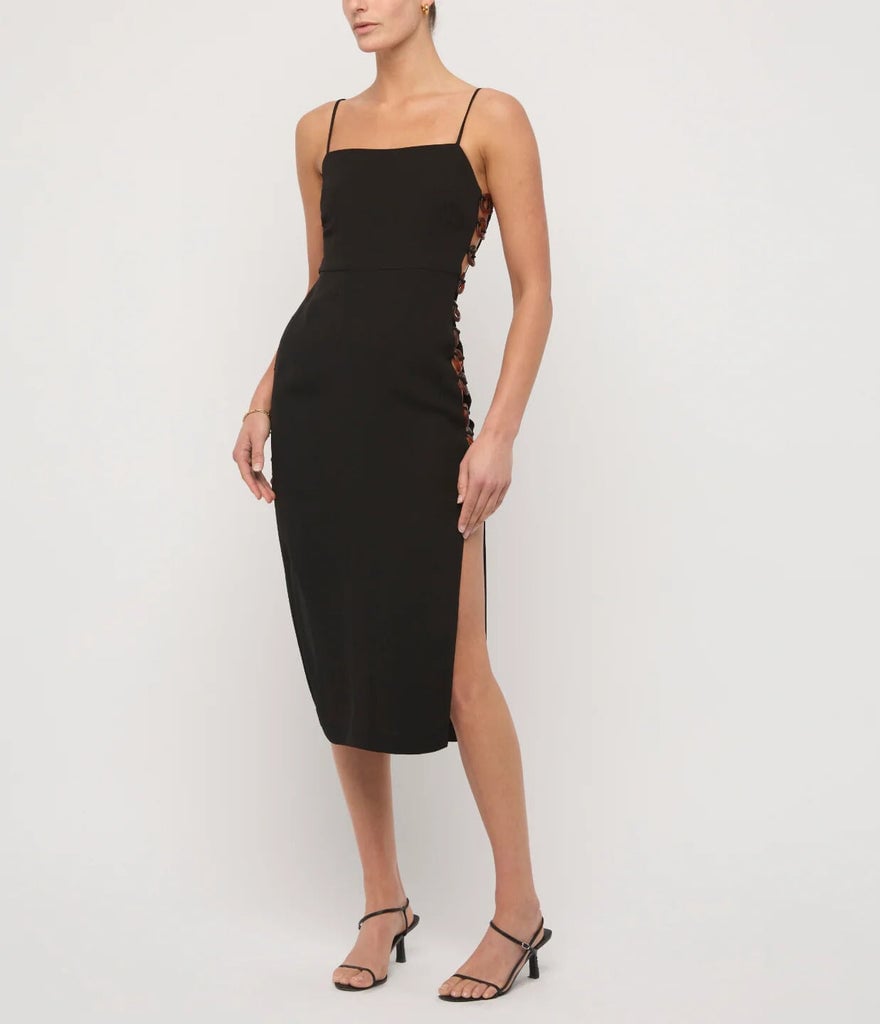 St Agni Link Detail Dress Black photo 3