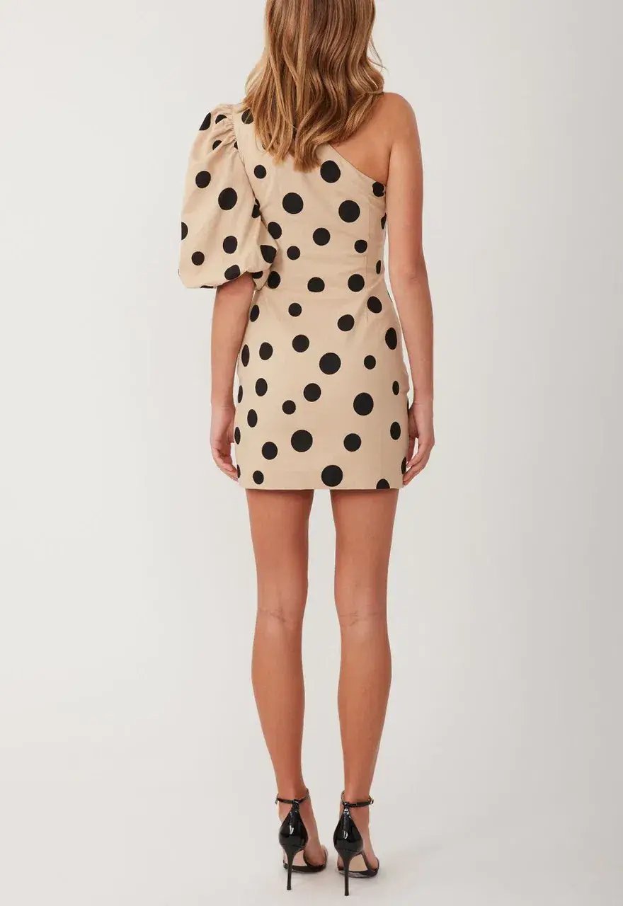 Torannce One Spot Mini Dress Beige Size 6 / XS photo 3