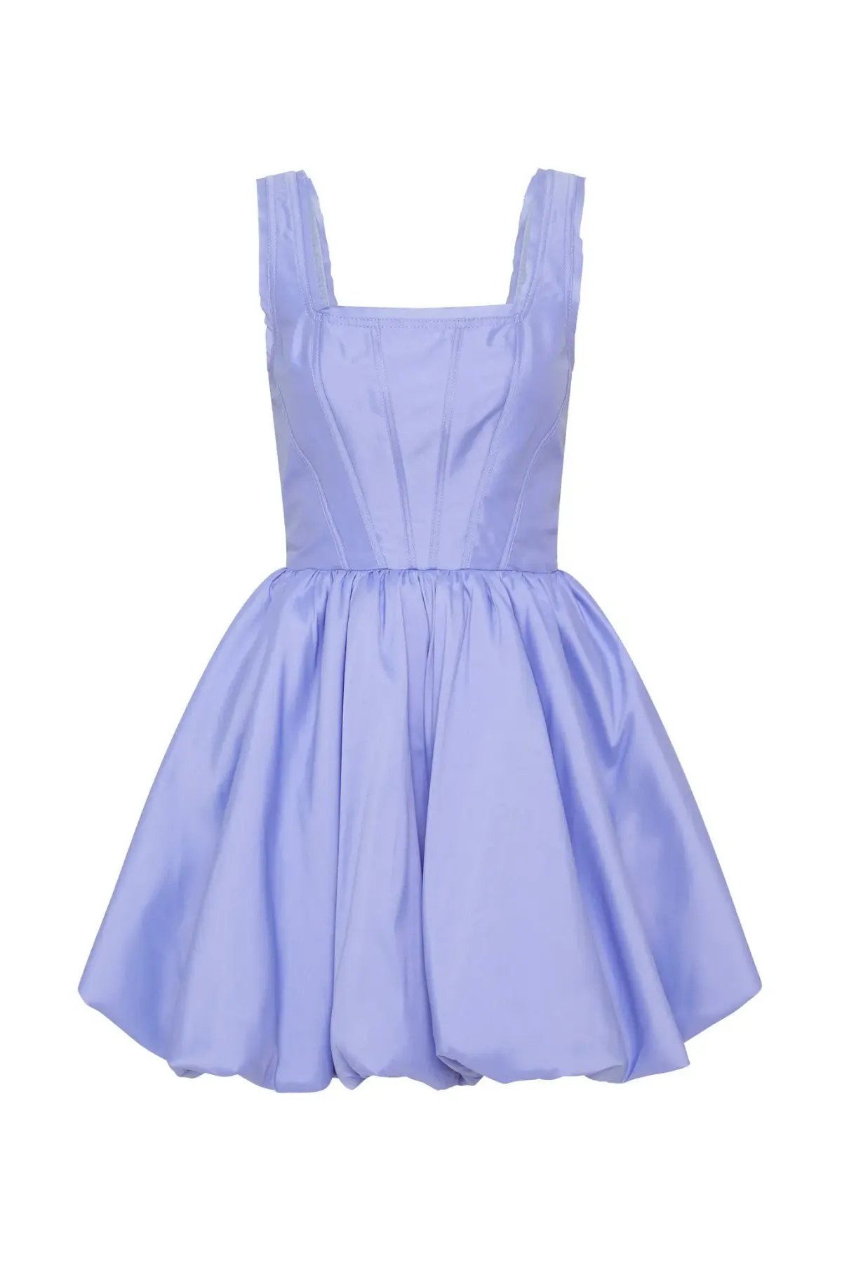 Aje Suzette Bubble Mini Dress Cool Lavender Size 6 photo 4