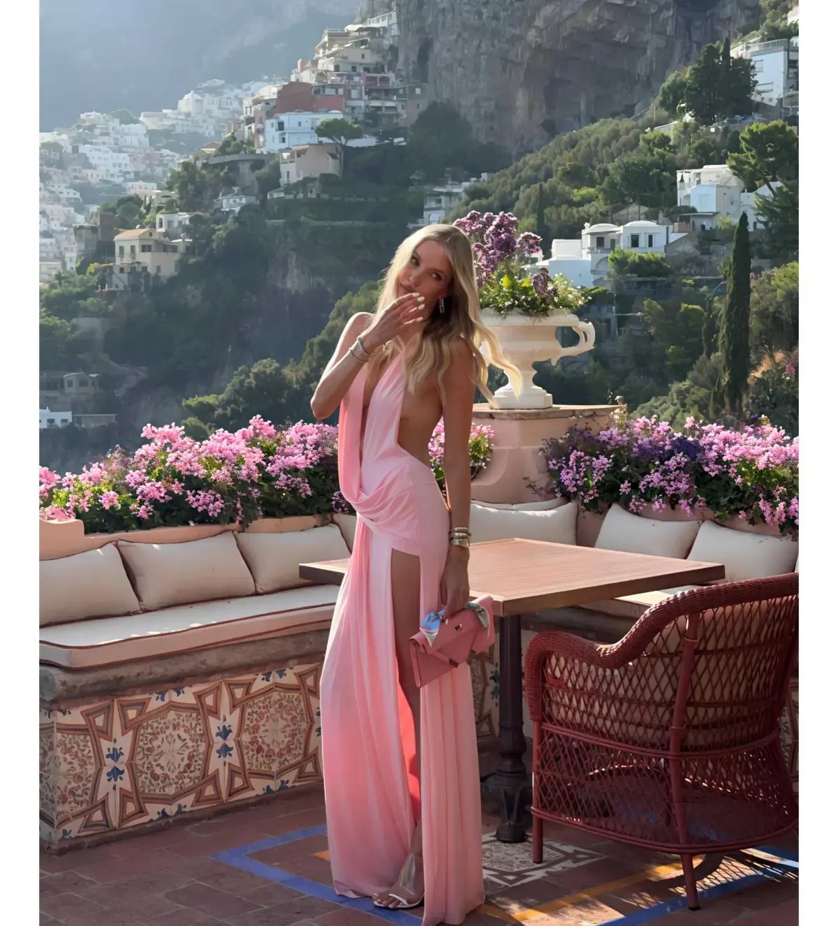 Natalie Rolt Winona Gown Blossom Pink Size 10 photo 2