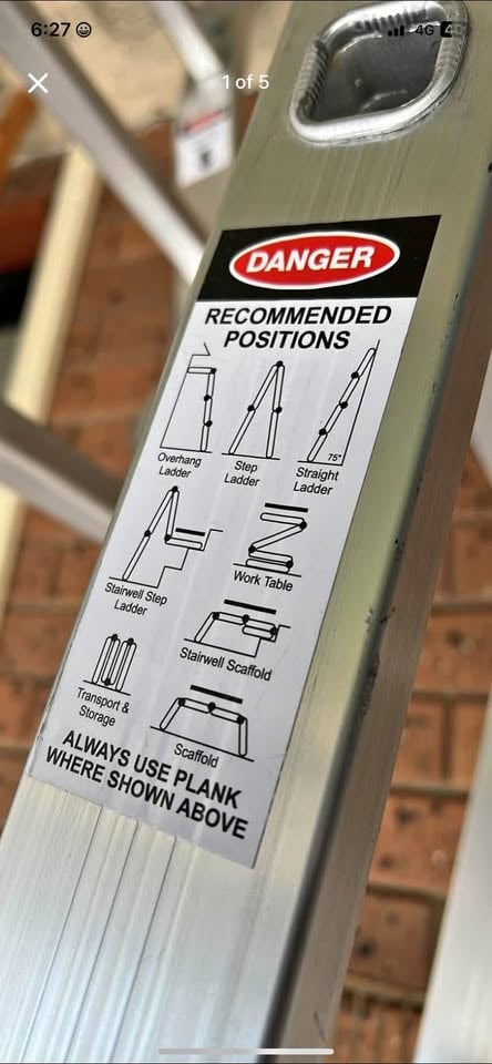 3.6m ladder HIRE photo 2