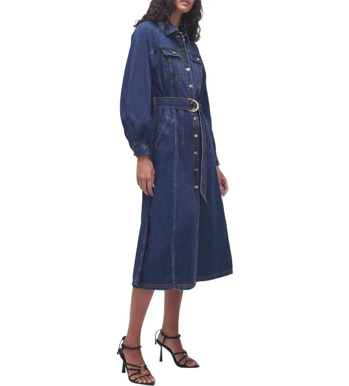 Aje Colorado Denim Midi Dress Size XXS / AU 4 photo 2