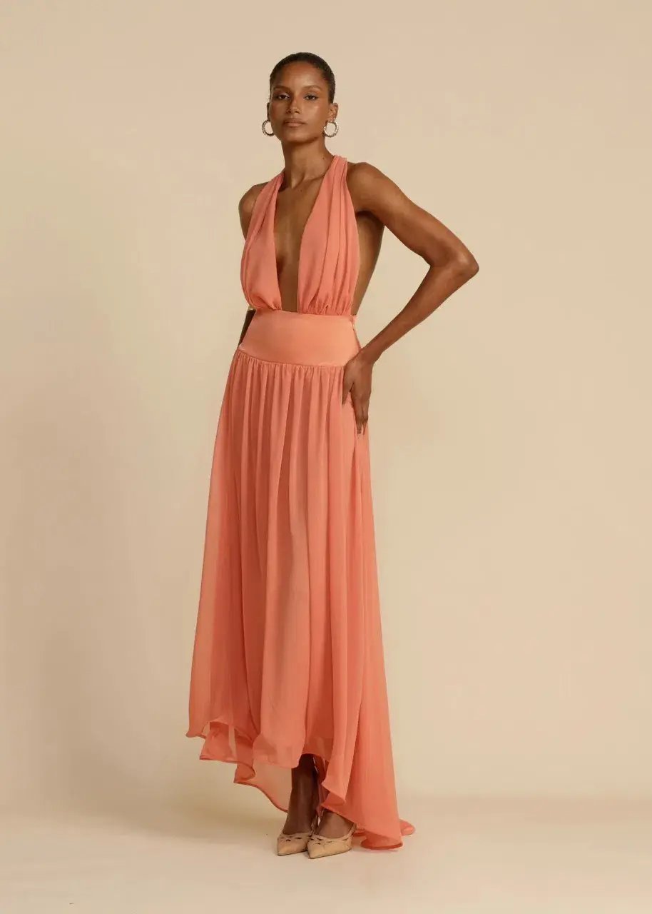 Arcina Ori Serena Dress Coral Size M / AU 10 photo 2